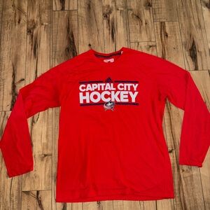 Hockey long sleeve tee